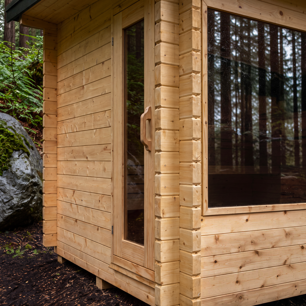 CT Avalon Sauna Premium Package - Electric heater (no chimney required)
