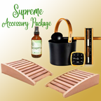 CT Avalon Sauna Premium Package - Electric heater (no chimney required)