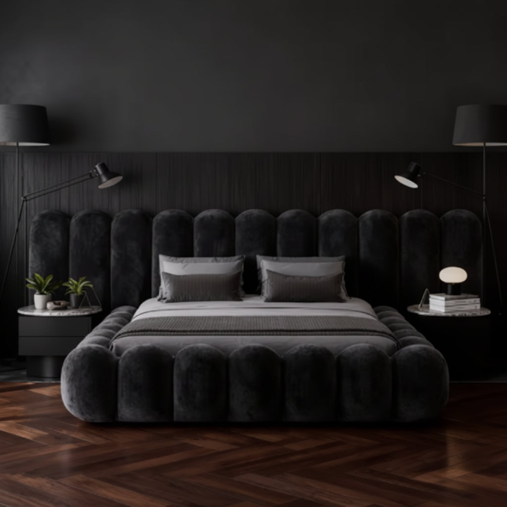 Velora Noctis Pillared Luxe Bed